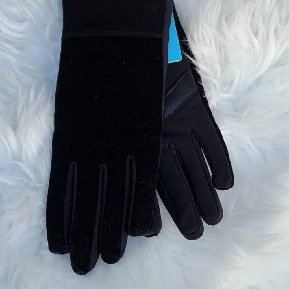 Isotoner Smart Touch Velvet Gloves S/‎ M